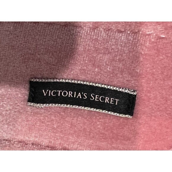 Victoria’s Secret Pink Velvet Rhinestone Slides Embellished Small 5/6 - Picture 3 of 8